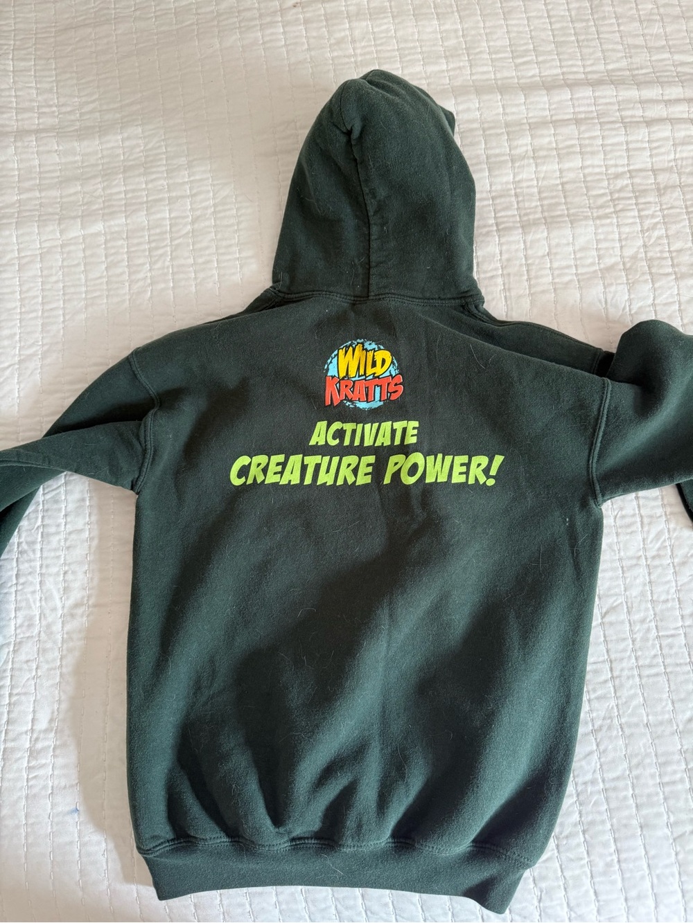 Wild Kratts Kids Green 'Activate Creature Power!' Hoodie